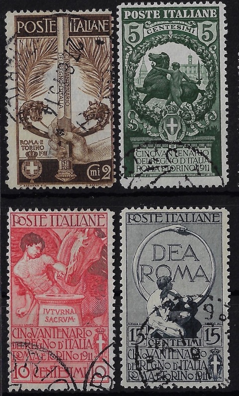 1911 Unità d'Italia serie completa
