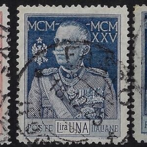 1925 Giubileo del re dent 13½ serie completa
