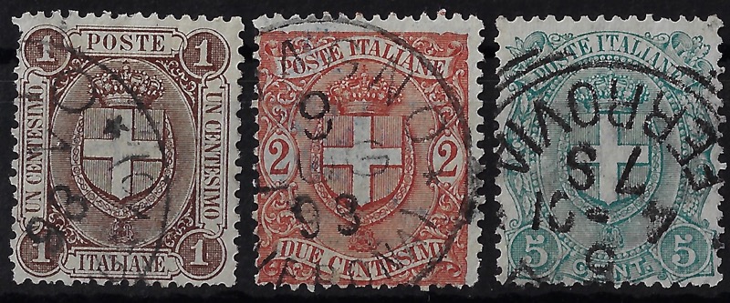 1896 stemma di savoia serie completa