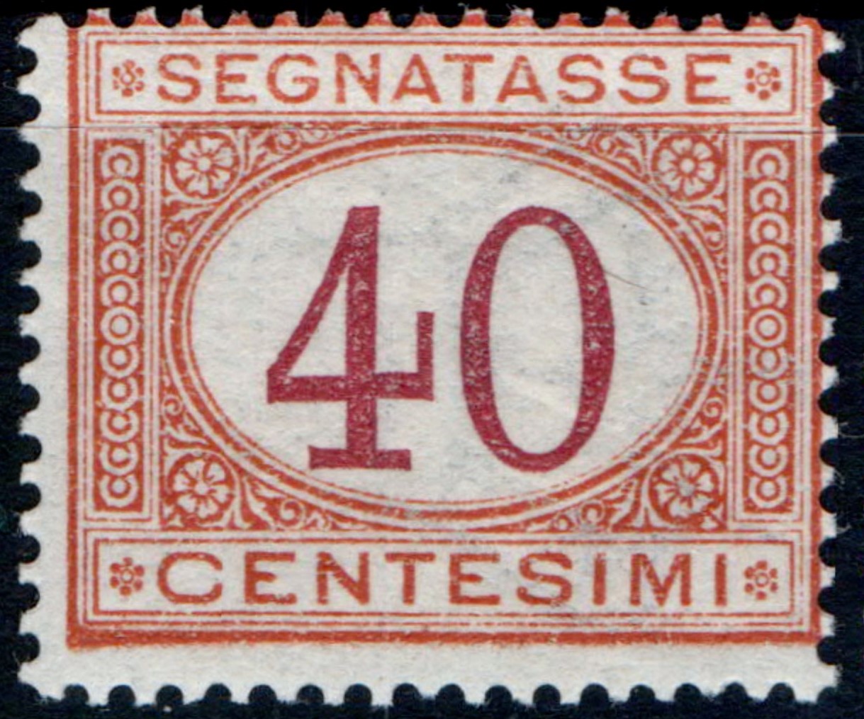 1870 Segnatasse Cifra in ovale 50 c.