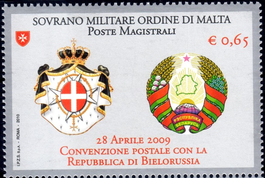 2010 Convenzione postale con Repubblica di Bielorussia
