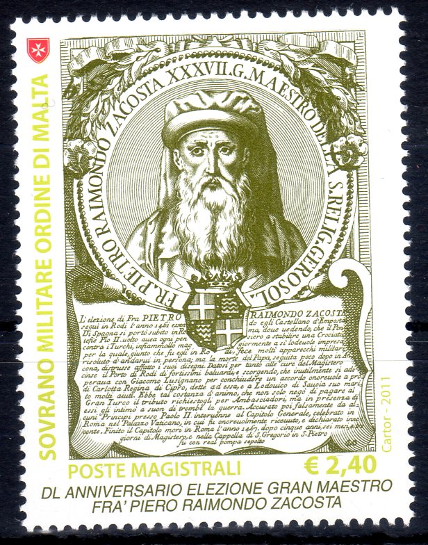 2011 550° elezione del GM Frà Piero Raimondo Zacosta