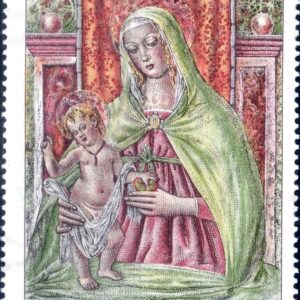 1977 Natale Affresco del Perugino