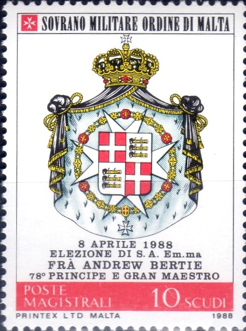 1988 Elezione di Frà A Bertie a Principe e Gran Maestro