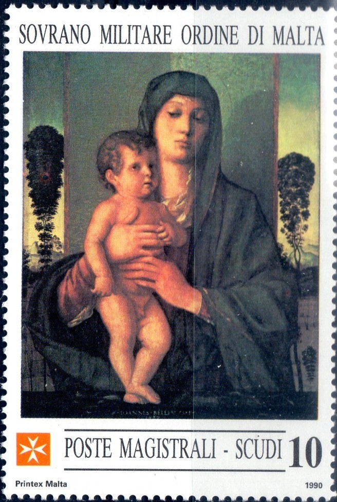 1990 Natale Dipinto di Giovanni Bellini