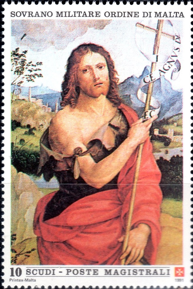 1991 San Giovanni Battista Dipinto di T Viti