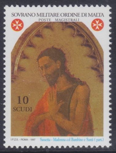 1997 San Giovanni 1997 Particolare dal dipinto di Sassetta