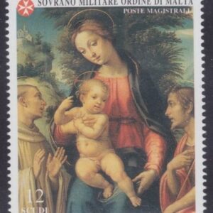 1999 Natale Particolare del dipinto di G Sogliani