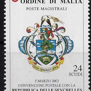 2004 Convenzione postale con Repubblica delle Seychelles