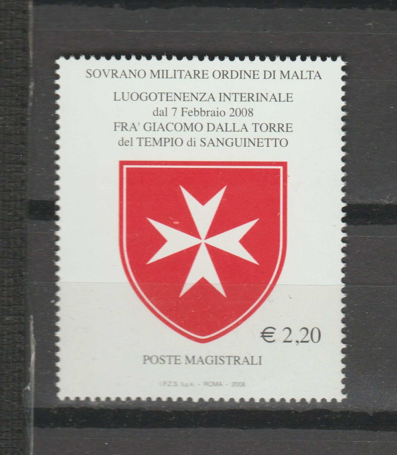 2008 Luogotenenza interinale Frà Giacomo Dalla Torre