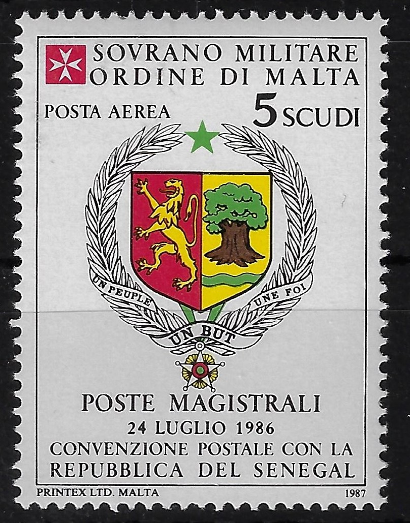 1987 Posta aerea Senegal