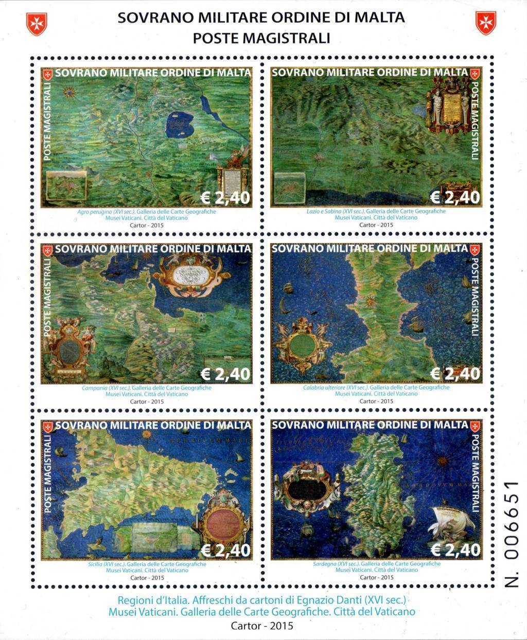 2014 Foglietti Antiche Mappe Ii°