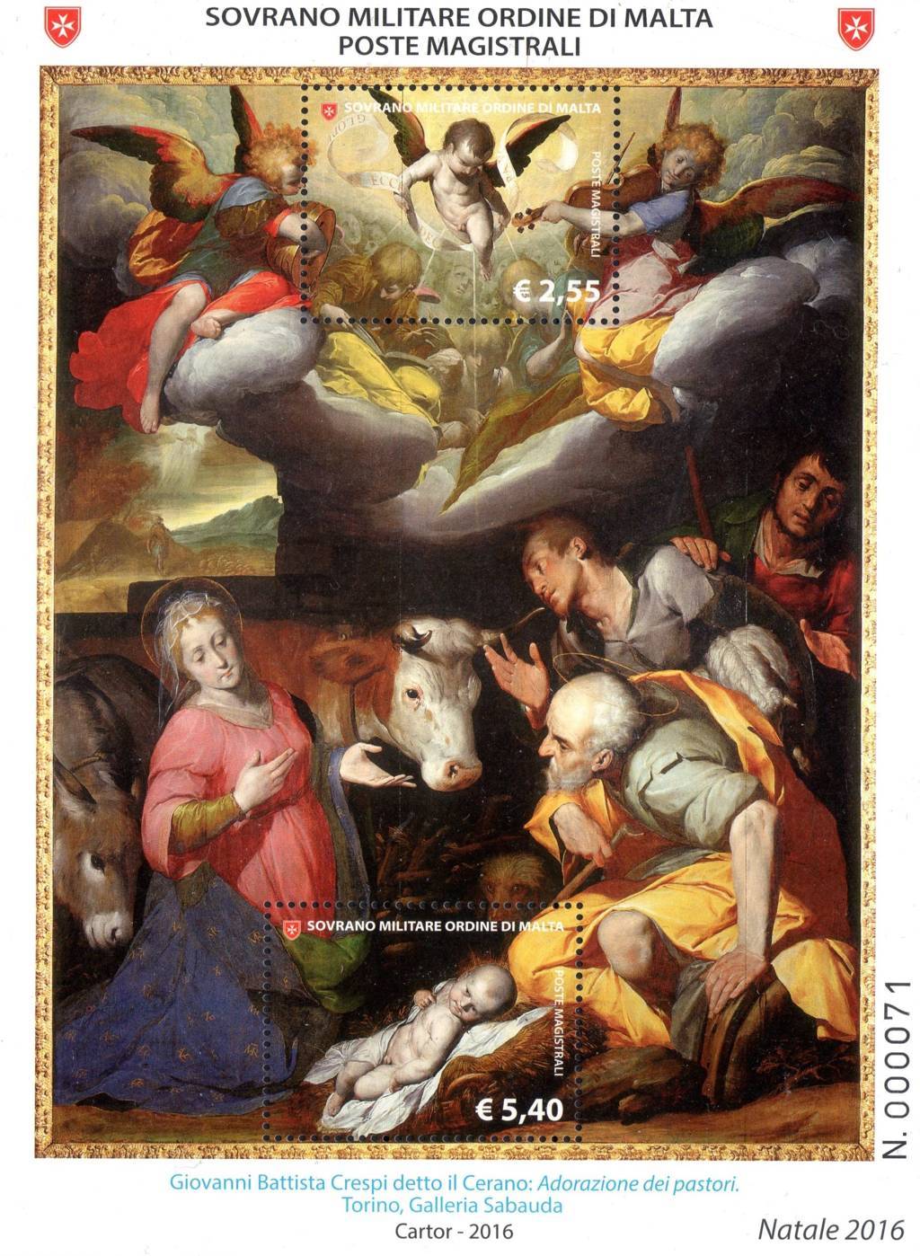 2016 Foglietti Santo Natale