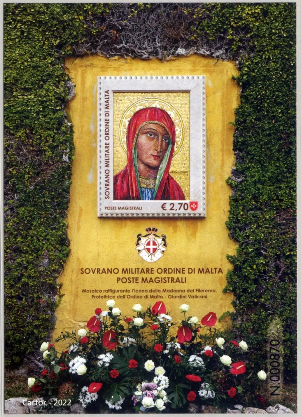 2022 Foglietti Mosaico di nostra signora di Filoremo