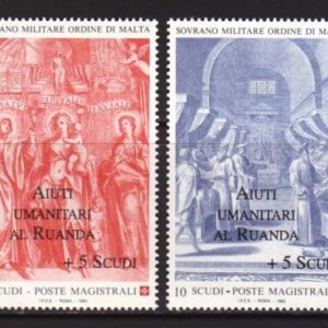 1994 Aiuti umanitari al RuandaTipi del 1993 soprastampati