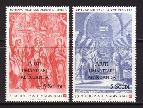 1994 Aiuti umanitari al RuandaTipi del 1993 soprastampati