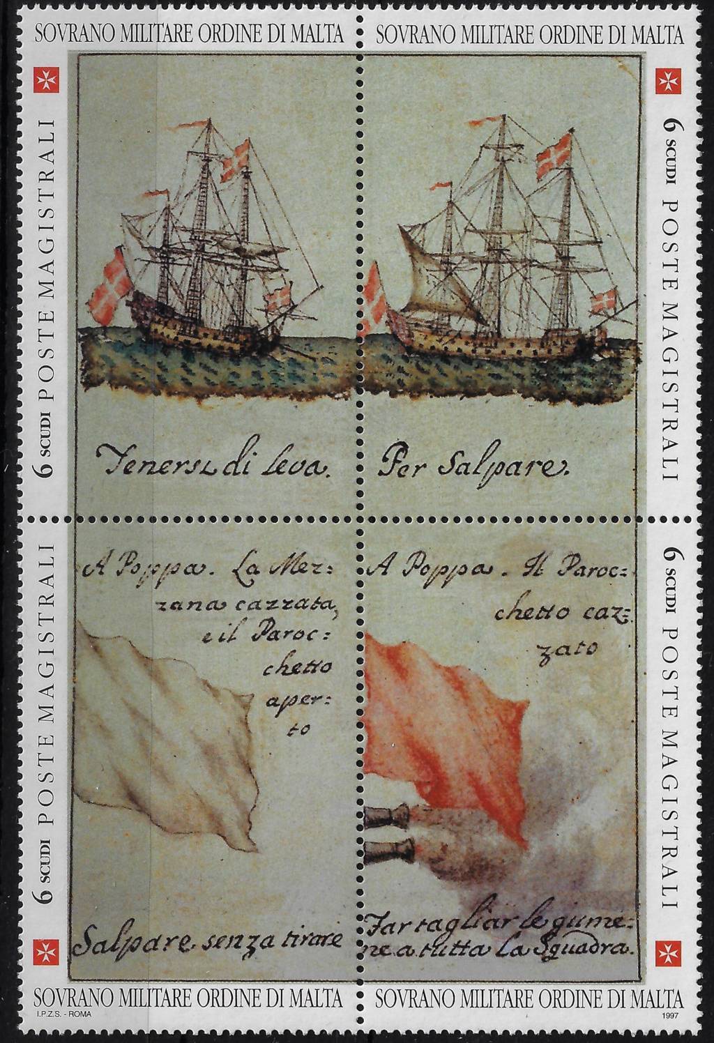 1997 Storia della Marina dello SMOM - blocco