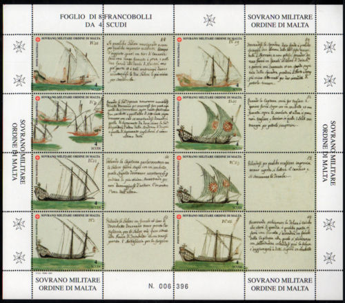 2000 Storia della Marina dello SMOM - blocco+appendice