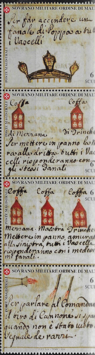 2003 Storia della Marina dello SMOM - striscia