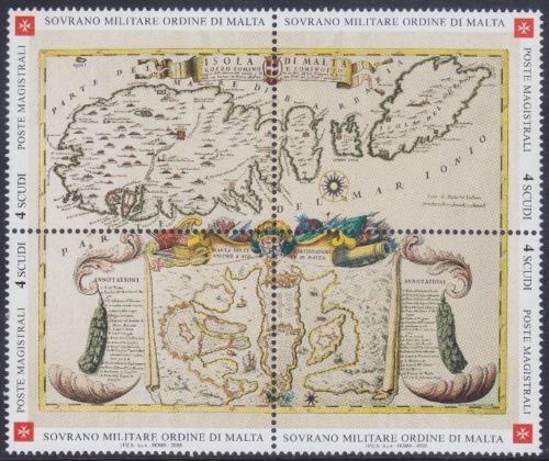 2003 Antiche tavole geografiche Carta delle Isole - blocco