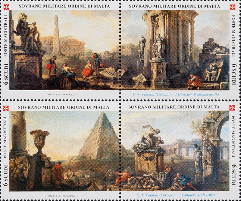 2003 Antiche vedute 4 Roma - 2 coppie