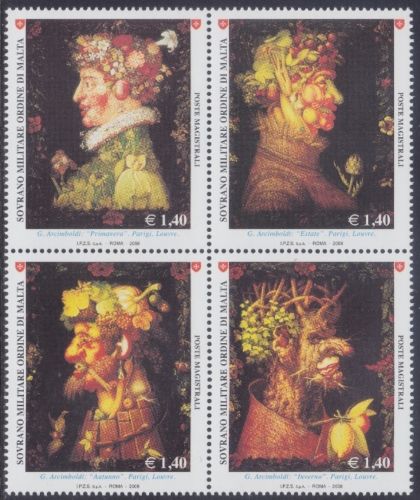 2008 Natura e arte Dipinti di Giuseppe Arcimboldi - blocco