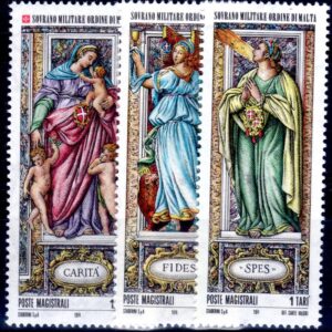 1974 Natale Affreschi Virtù teologali