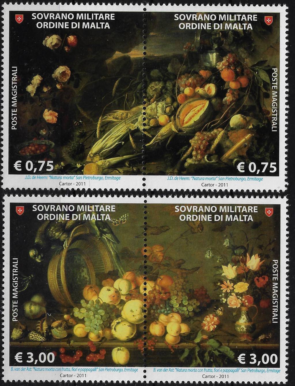 2011 Nature morte Dipinti - 2 coppie