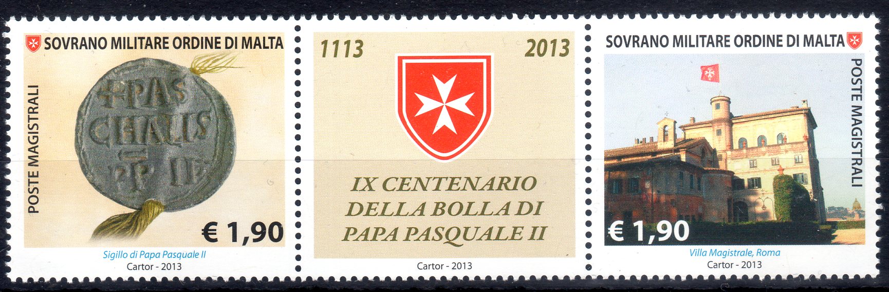 2013 900° della Bolla di Papa Pasquale II - coppia + app