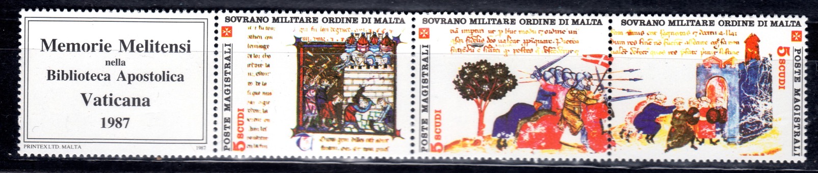 1987 Memorie Melitensi Trittico con appendice