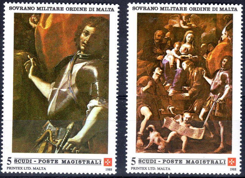 1988 Natale Dipinto di Mattia Preti