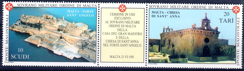 1991 Forte Sant'Angelo, Malta - coppia con appendice