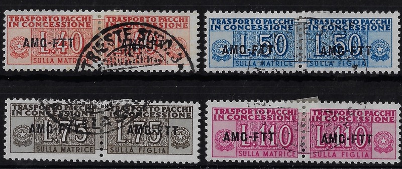 1953 Pacchi in Concessione Cifra