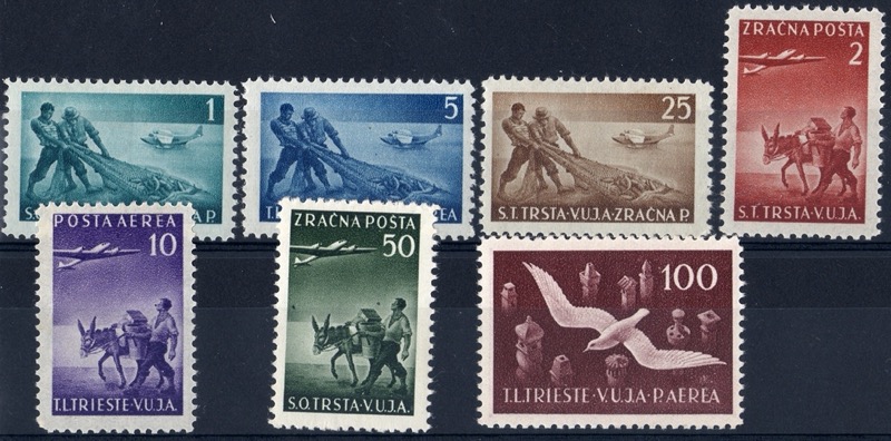 1949 Posta aerea Soggetti Vari