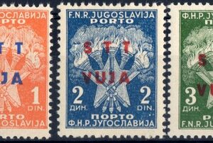 1949 Segnatasse Segnatasse di Jugoslavia del 1946/47 soprastampati