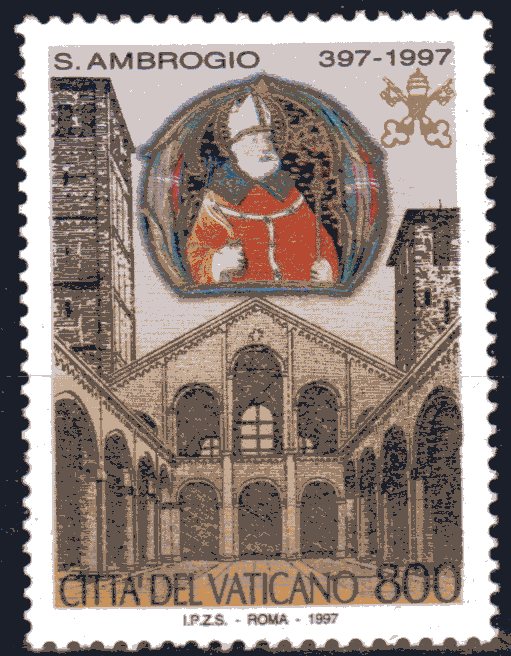 1997 1600° morte di Sant' Ambrogio