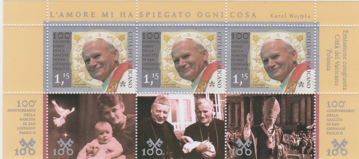 2020 100° nascita Giovanni Paolo II striscia