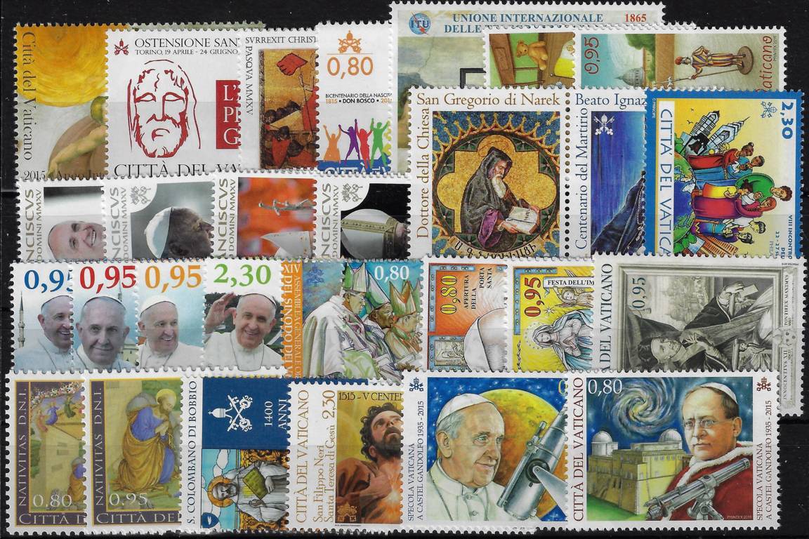 2015 Annata completa senza foglietti