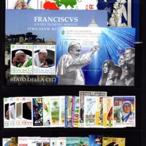 2016 Annata completa con foglietti e Libretto