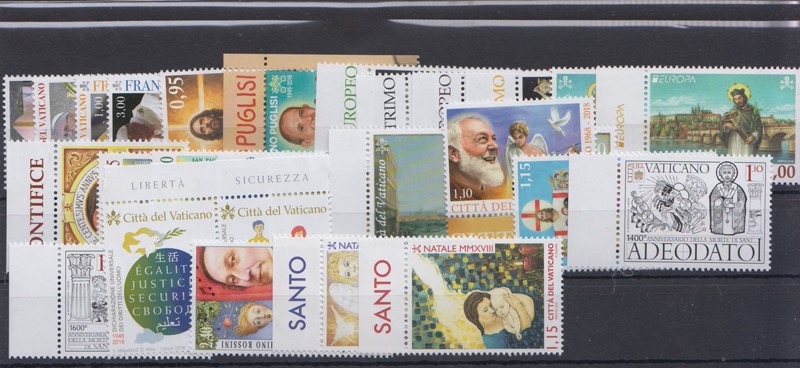 2018 Annata completa senza foglietti