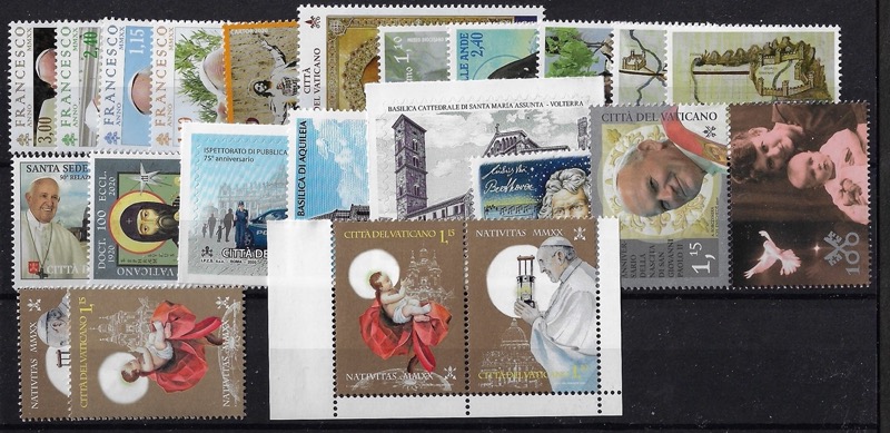 2020 Annata completa senza foglietti