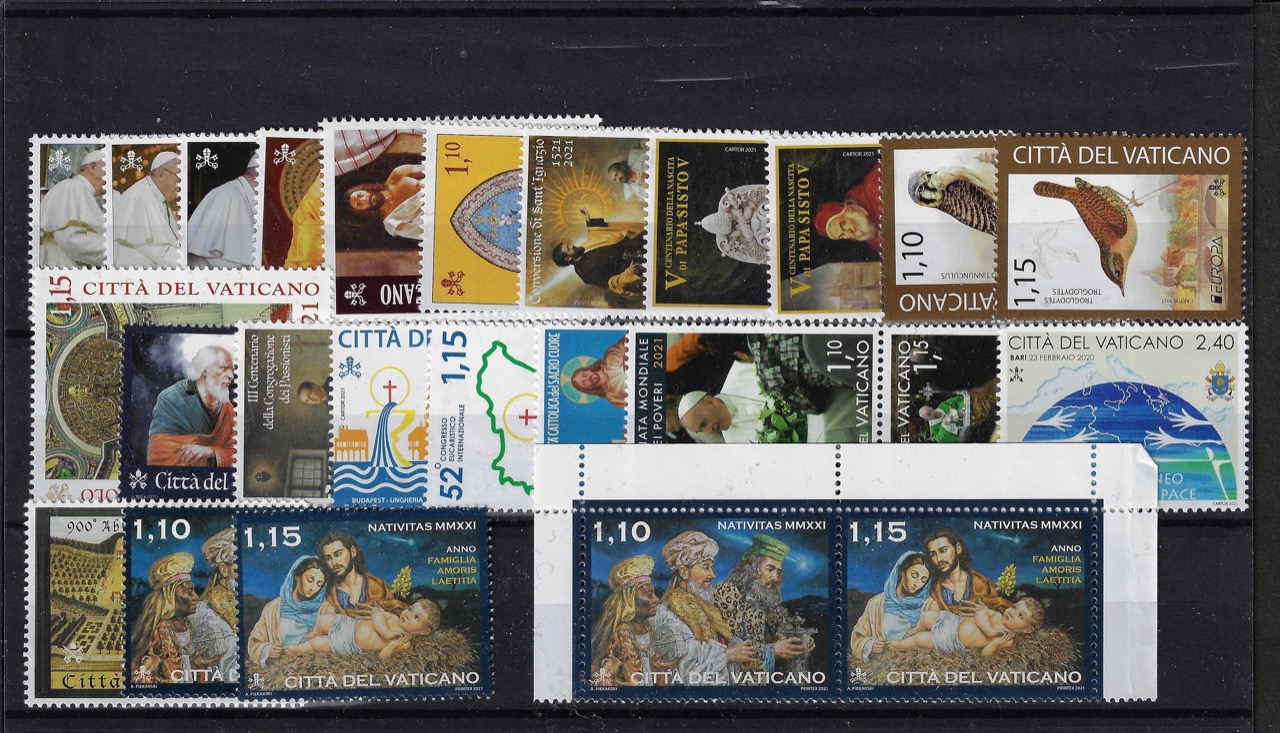 2021 Annata completa senza foglietti