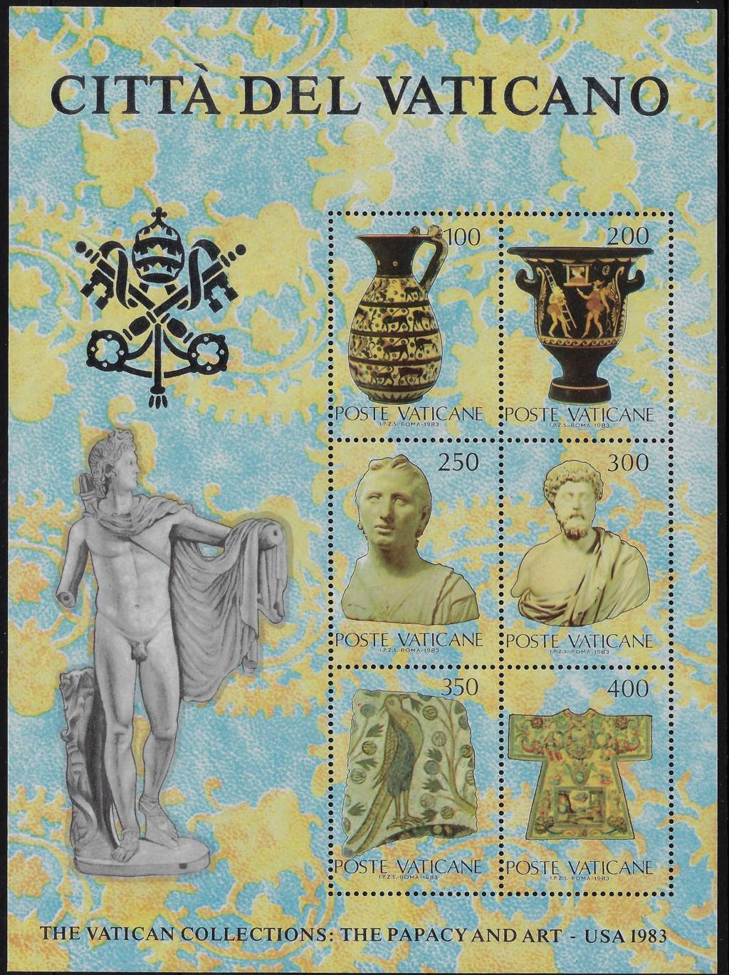 1983 Collezioni Vaticane d' arte negli U.S.A. I (azzurra)