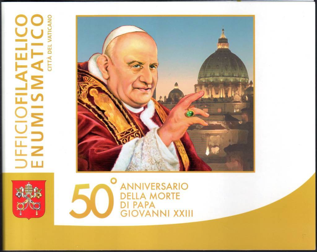 2013 folder Numismatico 50° Morte di Papa Giovanni XXIII