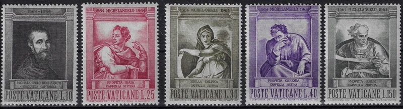 1964 400° morte di Michelangelo Buonarroti