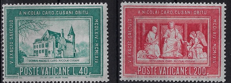 1964 500° morte del Cardinale Nicola Cusano