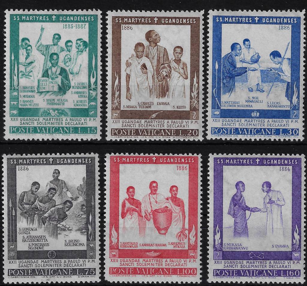 1965 Santificazione dei Martiri dell' Uganda