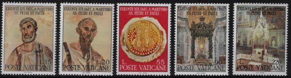 1967 1900° martirio dei Santi Pietro e Paolo