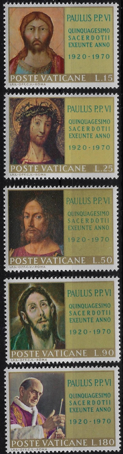 1970 50° Sacerdozio di Paolo VI