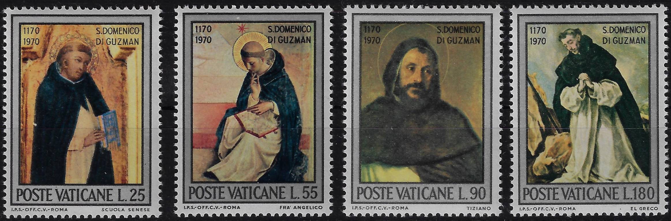 1971 800° nascita di San Domenico di Guzman